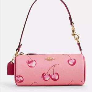 Coach Nolita Barrel Bag With Cherry Print